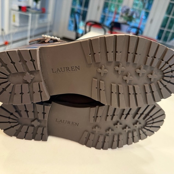 Lauren Ralph Lauren Eldridge Women's Boots Brown Leather Size 6.5 NEW! - Picture 5 of 10